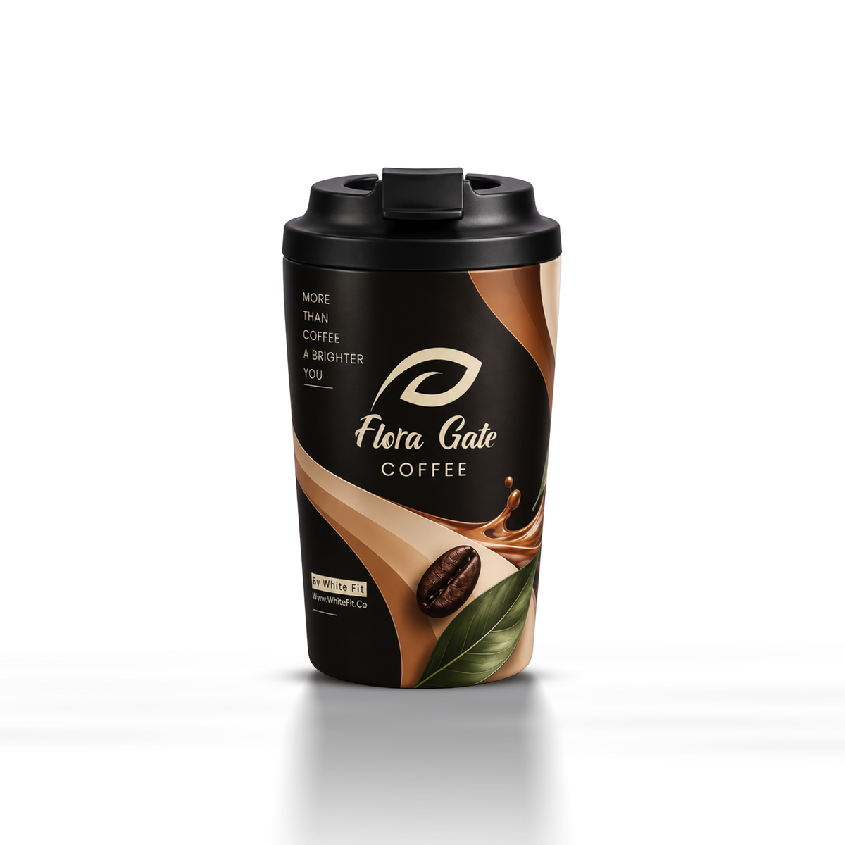Floragate Thermal Mug 360 ml - Black