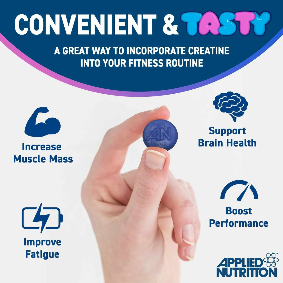 Creatine Monohydrate Gummies (20 Servings) Applied Nutrition
