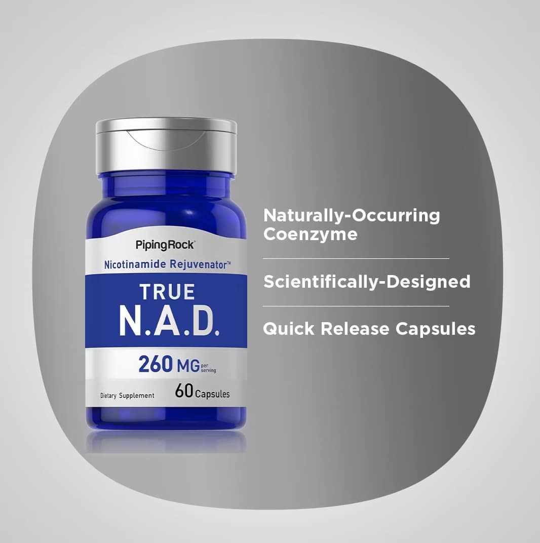 NAD, 260mg, 60 Quick Release Capsules Piping Rock