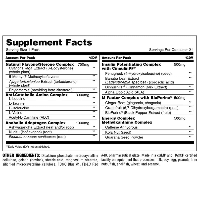 Universal Nutrition Animal M-Stak 21 packs