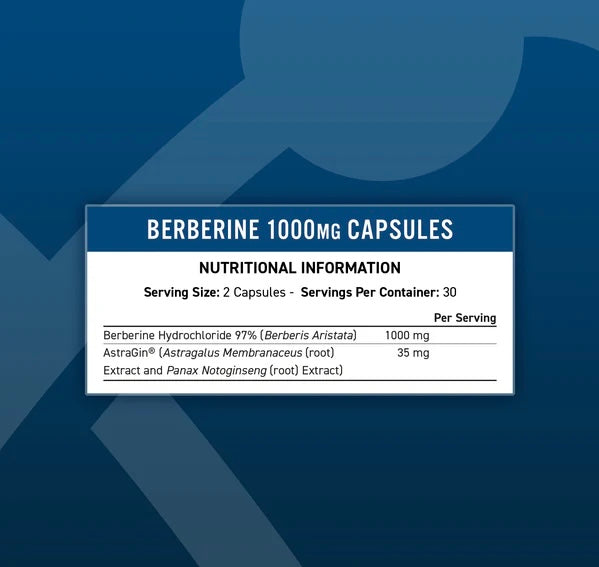 Applied Nutrition Berberine Capsules 1000mg