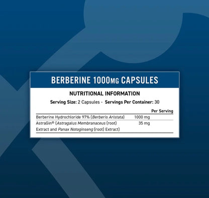 Applied Nutrition Berberine Capsules 1000mg
