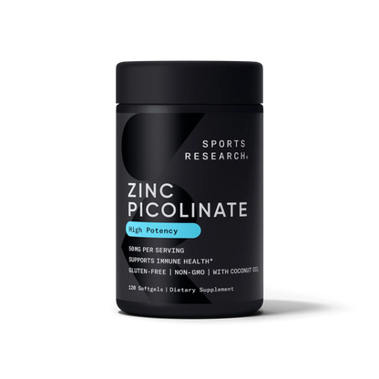 SR Zinc Picolinate with Coconut Oil 50mg / 120 softgels