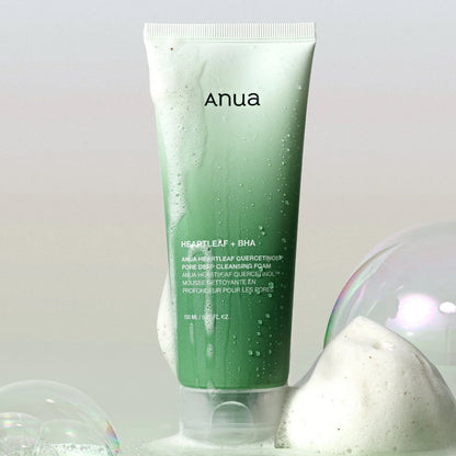 Anua Heartleaf Quercetinol Facial Deep Pore Cleansing Foam