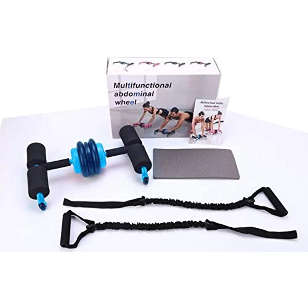 SKY LAND Multifunctional Abdominal Wheel with Resistance Bands