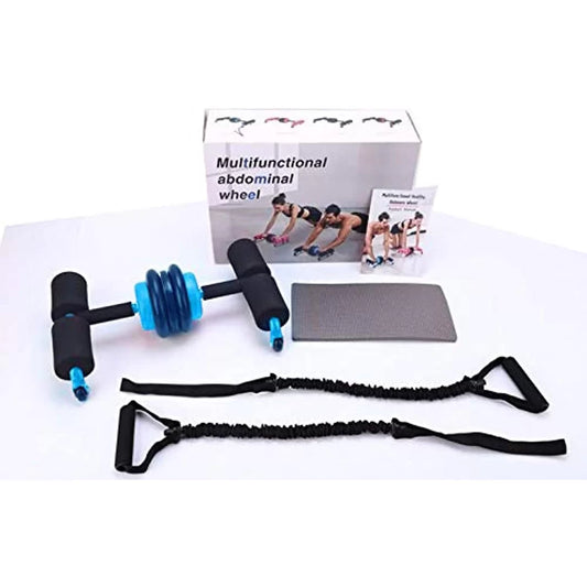SKY LAND Multifunctional Abdominal Wheel with Resistance Bands