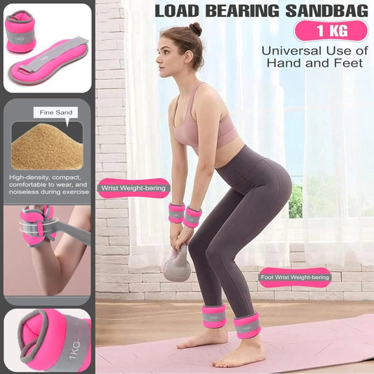 SKY LAND Wrist and Ankle Weights for Women & Men 2x1kg
