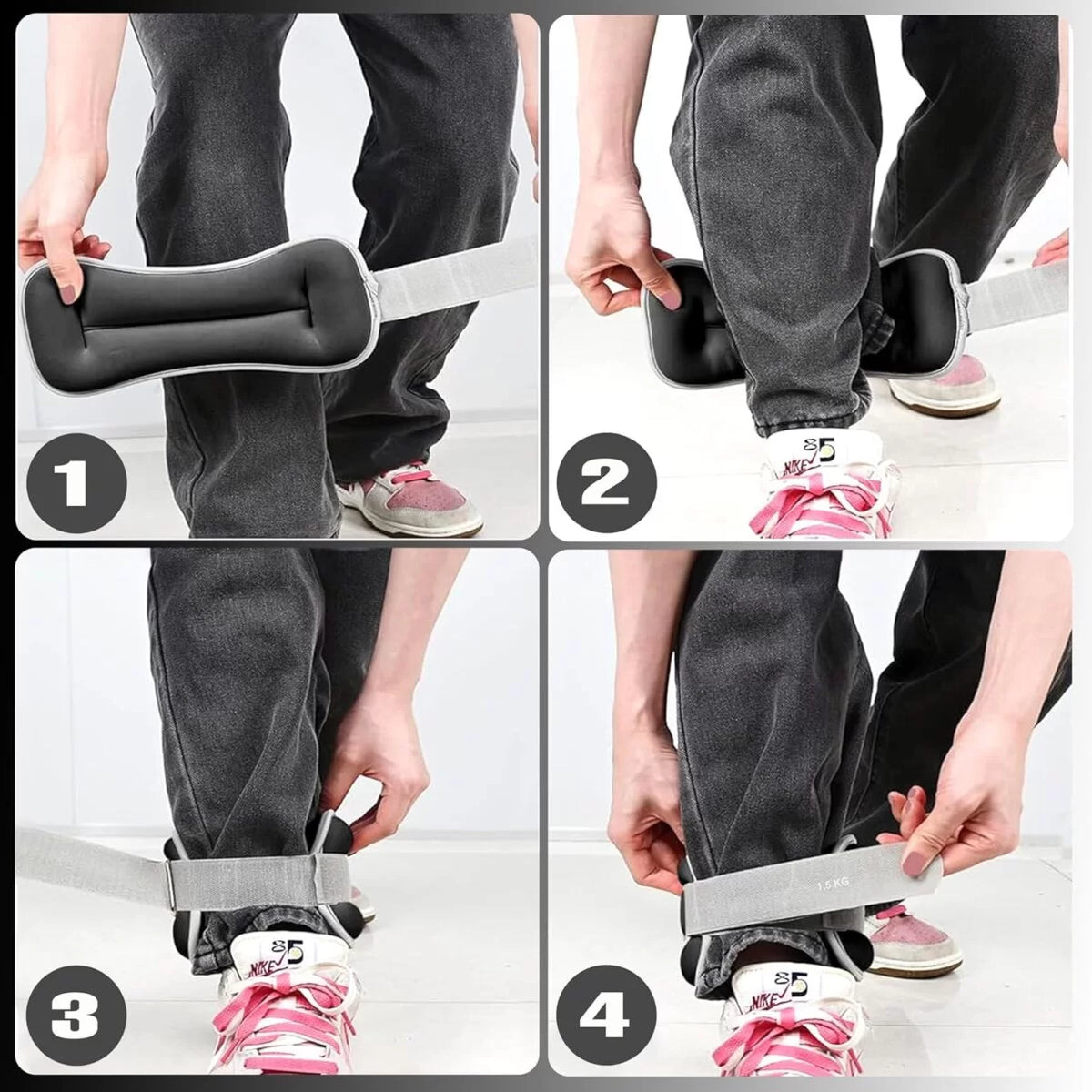 SKY LAND Wrist and Ankle Weights for Women & Men 1.5kg & 2kg & 2.5kg