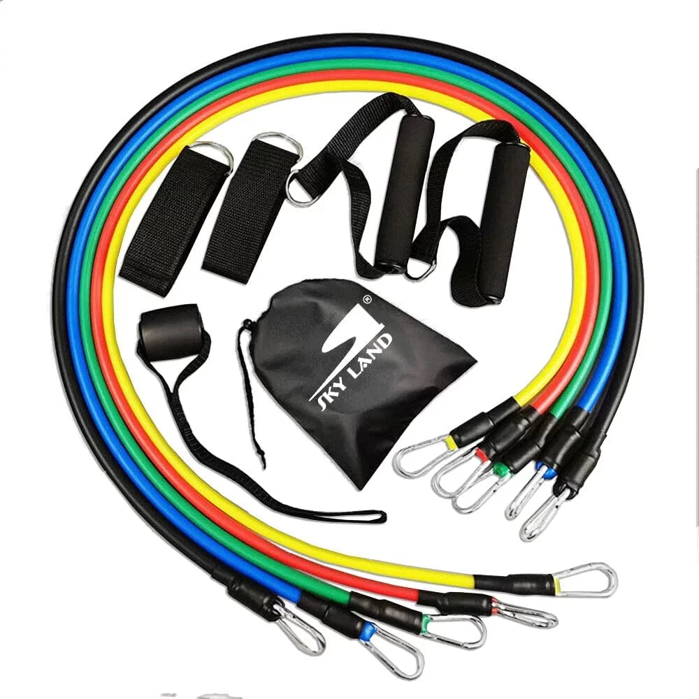 SKY LAND Resistance Bands High Quality 11 Piece Set