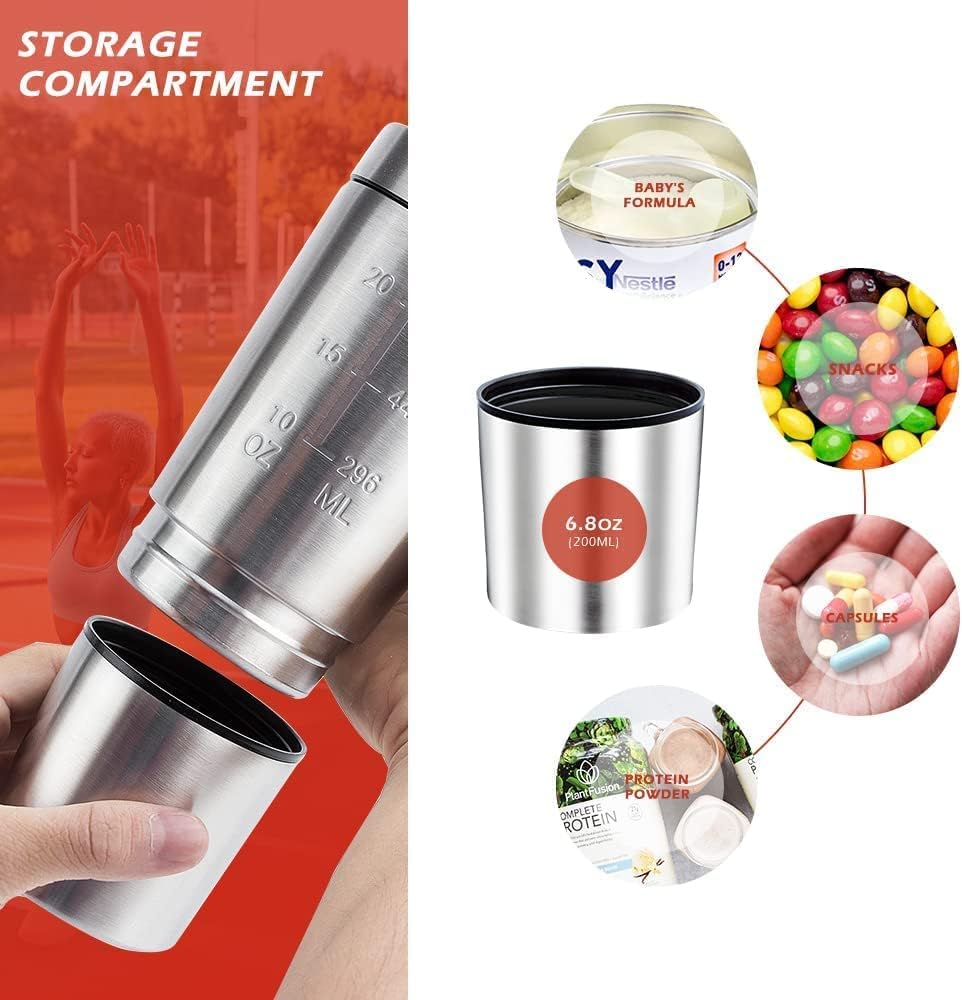 Protein Shaker Stainless Steel