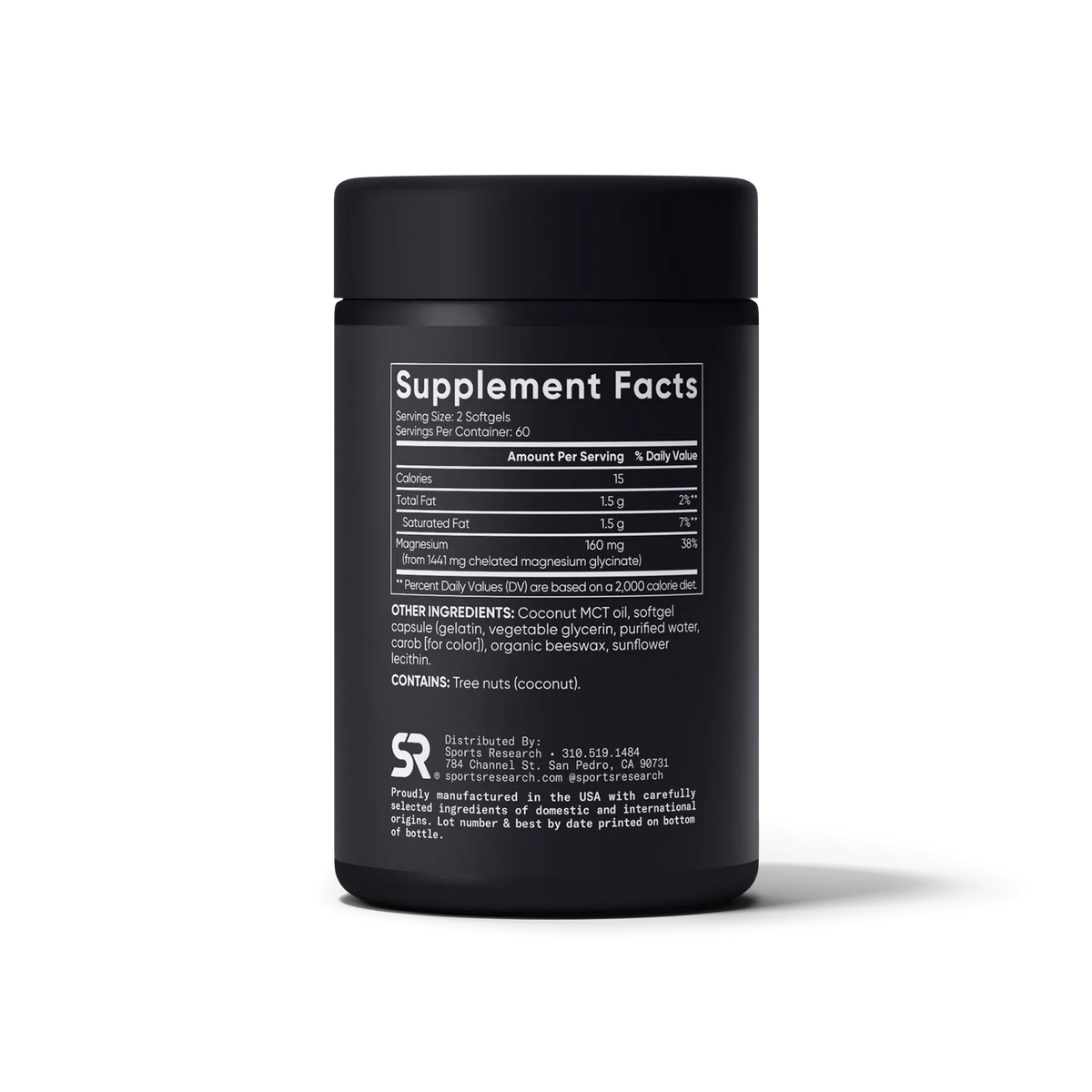 SR Magnesium Glycinate 120 Softgels