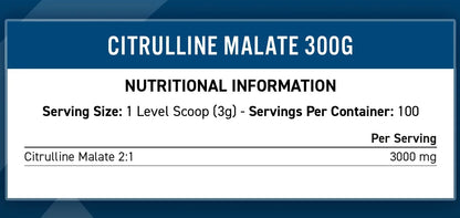 Applied Nutrition Citrulline Malate 300g / 100 Servings