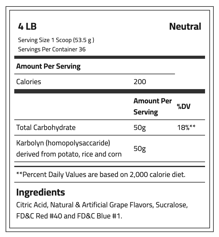 Efx Sports Karbolyn Fuel