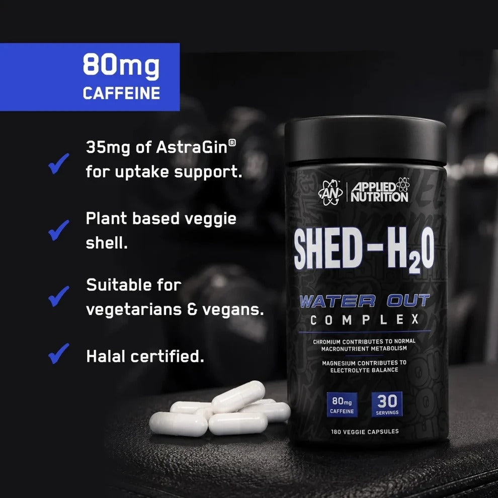 Applied Nutrition Shed H2O, 180 Capsules