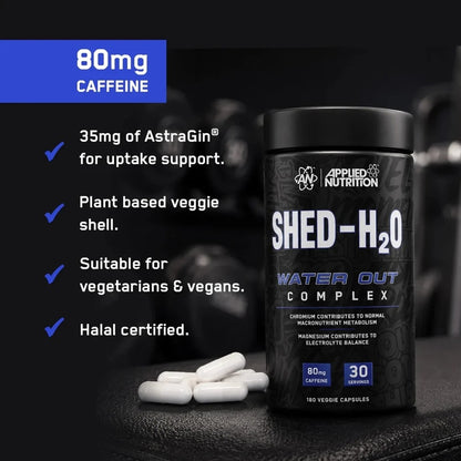 Applied Nutrition Shed H2O, 180 Capsules